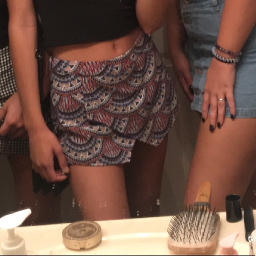 Envelope multi color skort